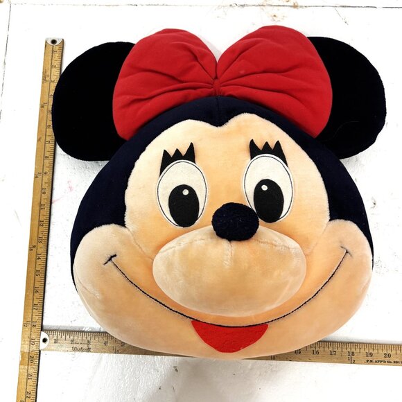 Mickey or Minnie Look A Like Mouse Head Plush Pillow - Picture 9 of 9